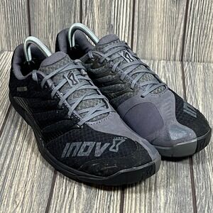 Inov8 F-Lite 235 V2 Athletic Cross Training Shoe Workout Black Unisex M9.5 W11